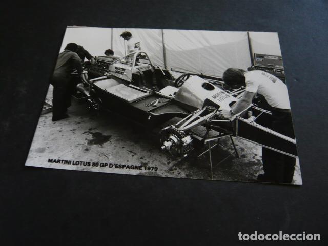 Fotograf&iacute;a antigua: AUTOMOVIL DE CARRERAS F1 LOTUS 80 ANTIGUA FOTOGRAFIA ORIGINAL 12 X 18 CM