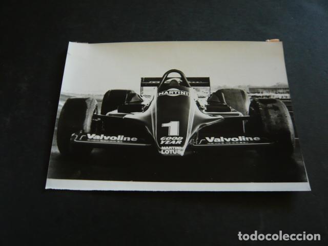 Fotograf&iacute;a antigua: AUTOMOVIL DE CARRERAS F1 LOTUS ANTIGUA FOTOGRAFIA ORIGINAL 12 X 18 CM