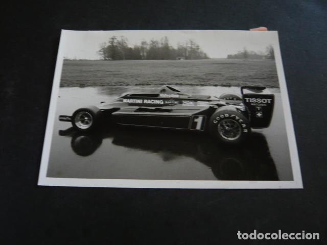 Fotograf&iacute;a antigua: AUTOMOVIL DE CARRERAS F1 LOTUS 79 ANTIGUA FOTOGRAFIA ORIGINAL 12 X 18 CM