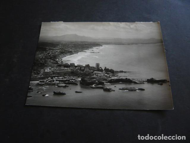 Fotograf&iacute;a antigua: BIARRITZ FRANCIA PANORAMICA ANTIGUA FOTOGRAFIA ORIGINAL 18 X 12 CM
