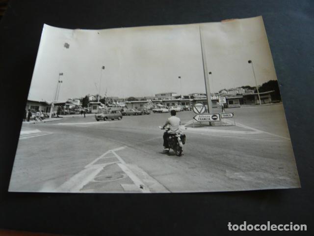 Fotografia antica: HENDAYA FRANCIA FRONTERA CON IRUN ESPA&Ntilde;A ANTIGUA FOTOGRAFIA ORIGINAL 18 X 24 CM