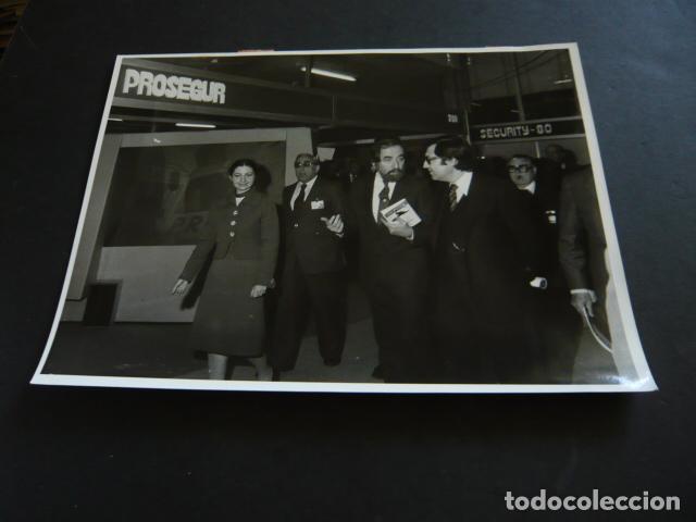 Photographie ancienne: MADRID SALON DE LA SEGURIDAD SICUR ANTIGUA FOTOGRAFIA ORIGINAL 24 X 18 CM