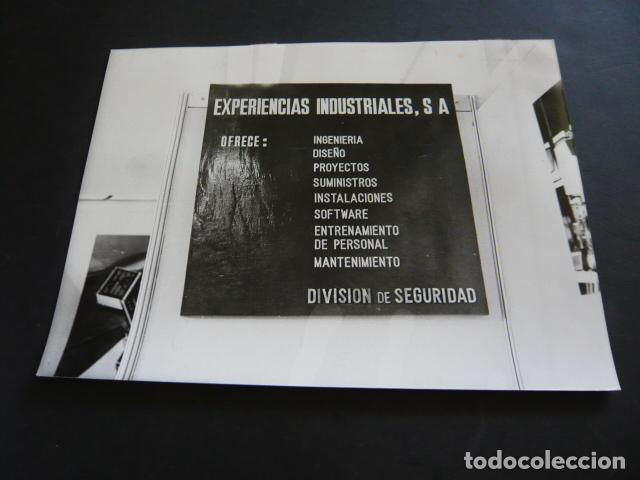 Fotograf&iacute;a antigua: MADRID SALON DE LA SEGURIDAD SICUR ANTIGUA FOTOGRAFIA ORIGINAL 24 X 18 CM