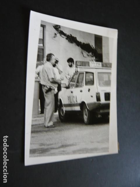 Antique Photography: MADRID ATENTADO CONTRA DIPLOMATICO IRANI COCHE POLICIA FOTOGRAFIA ORIGINAL 18 X 13 CM