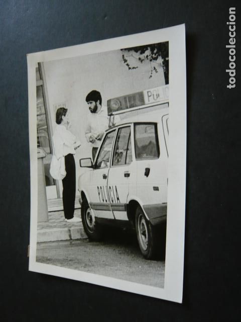 Antique Photography: MADRID ATENTADO CONTRA DIPLOMATICO IRANI COCHE POLICIA FOTOGRAFIA ORIGINAL 18 X 13 CM
