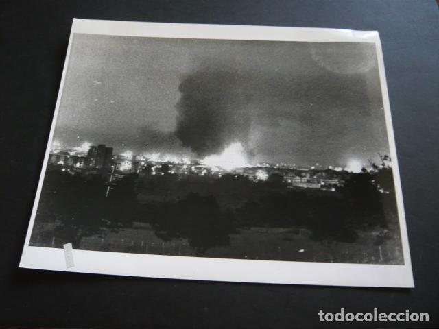 Antique Photography: TARRAGONA EXPLOSION EMPETROL FOTOGRAFIA ORIGINAL 18 X 24 CM