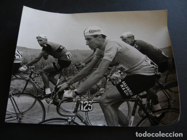 Alte Fotografie: FELICE GIMONDI CICLISTA ANTIGUA FOTOGRAFIA ORIGINAL 18 X 24 CM