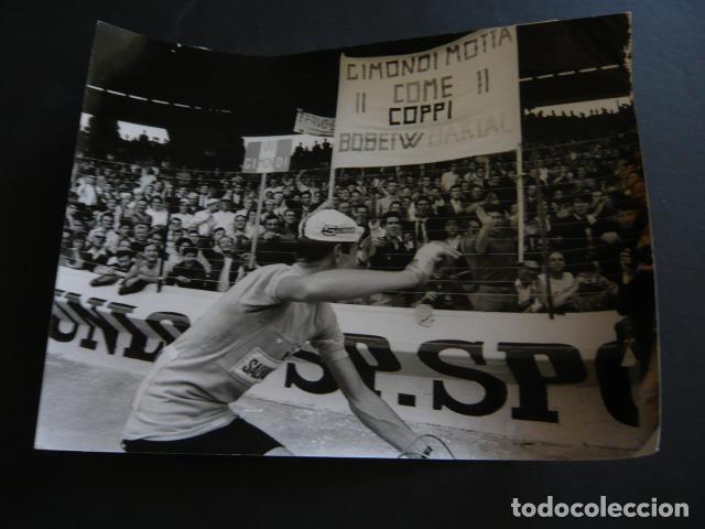 Alte Fotografie: FELICE GIMONDI CICLISTA ANTIGUA FOTOGRAFIA ORIGINAL 18 X 24 CM