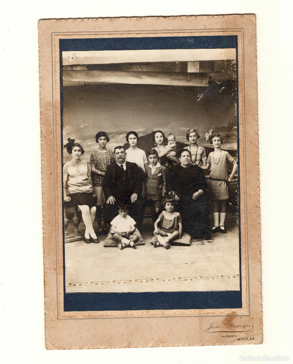 Antique Photography: Retrato de familia, foto Jos&eacute; Matranz, &Aacute;guilas, Murcia. 1920 aprox.