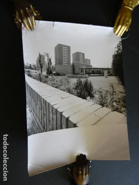 Antique Photography: MADRID BARRIO DE MORATALAZ ANTIGUA FOTOGRAFIA ORIGINAL 18 X 24 CM