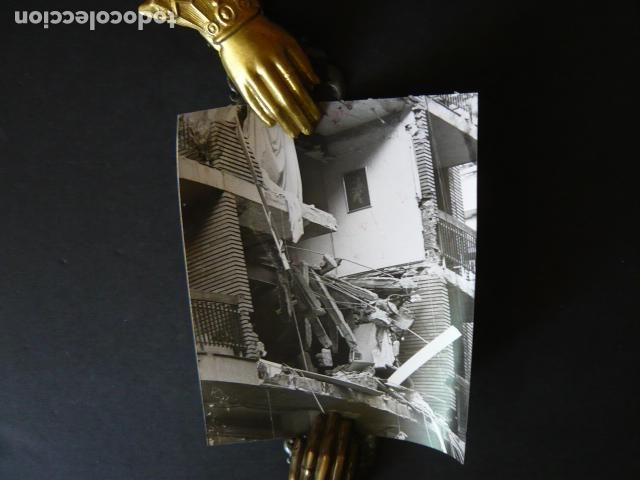 Fotograf&iacute;a antigua: MADRID EXPLOSION DE GAS CALLE JUAN BAUTISTA DE TOLEDO ANTIGUA FOTOGRAFIA ORIGINAL 12 X 15 CM