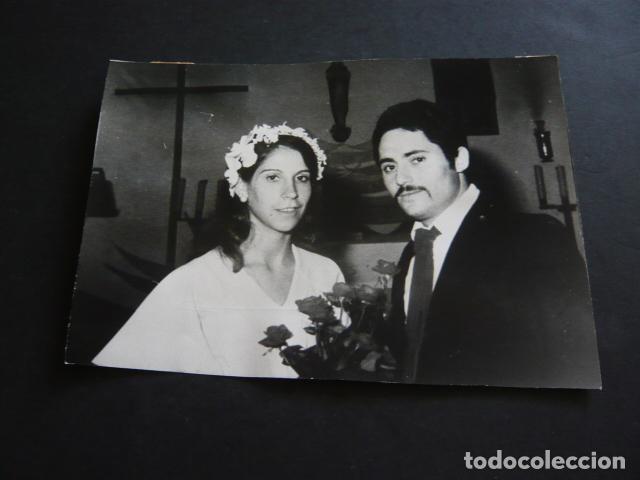 Fotografia antica: MALAGA RETRATO DE UN MATRIMONIO ANTIGUA FOTOGRAFIA ORIGINAL 15 X 21 CM