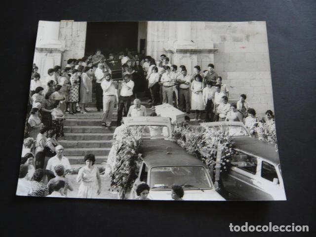 Fotograf&iacute;a antigua: TORDERA BARCELONA ENTIERRO ANTIGUA FOTOGRAFIA ORIGINAL 18 X 24 CM