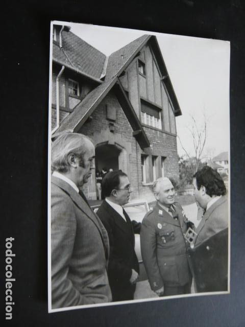Photographie ancienne: NEGURI BILBAO SECUESTRO DE INDUSTRIAL POR BANDA ETA ANTIGUA FOTOGRAFIA ORIGINAL 16 X 24 CM