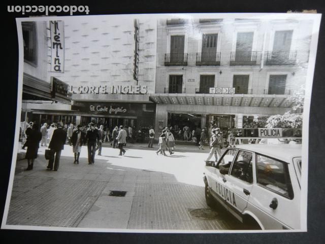 Fotografia antiga: MADRID HUELGA GRANDES ALMACENES EL CORTE INGLES ANTIGUA FOTOGRAFIA ORIGINAL 13 X 18 CM