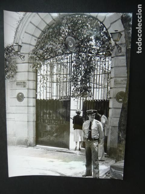 Antique Photography: MADRID EMBAJADA DE TURQUIA ANTIGUA FOTOGRAFIA ORIGINAL 18 X 24 CM