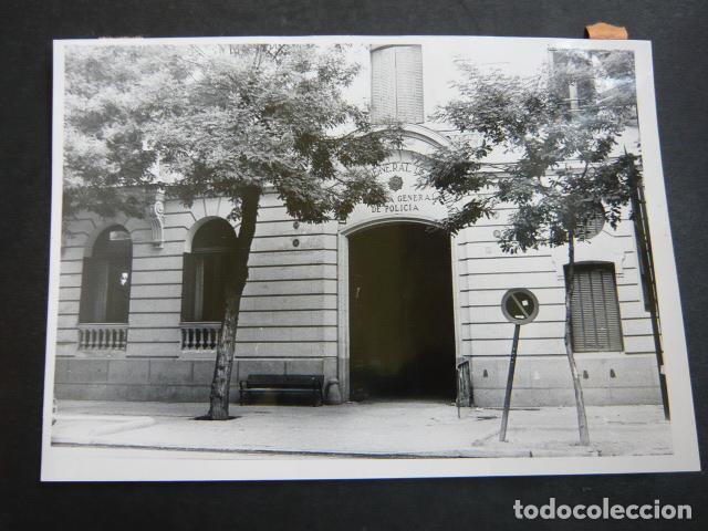 Antique Photography: MADRID CALLE MIGUEL ANGEL ESCUELA SUPERIOR DE POLICIA ANTIGUA FOTOGRAFIA ORIGINAL 18 X 13 CM