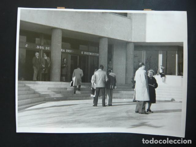 Alte Fotografie: MADRID JUZGADOS PLAZA CASTILLA ANTIGUA FOTOGRAFIA ORIGINAL 18 X 24 CM