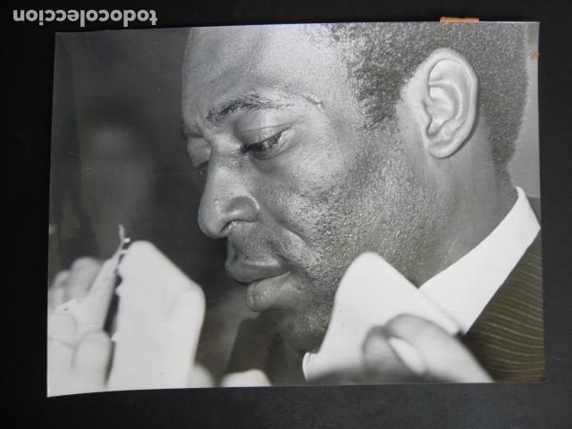 Fotografia antica: PELE FUTBOLISTA ANTIGUA FOTOGRAFIA ORIGINAL 18 X 24 CM