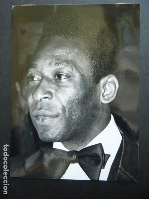 Fotografia antica: PELE FUTBOLISTA ANTIGUA FOTOGRAFIA ORIGINAL 12 X 16 CM