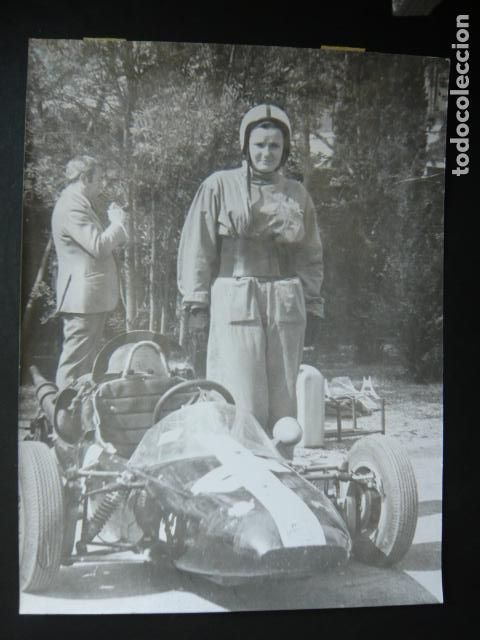 Fotografia antica: BEATE SURMEN CORREDORA AUTOMOVILISTA AUTOMOVILISMO ANTIGUA FOTOGRAFIA ORIGINAL 18 X 24 CM