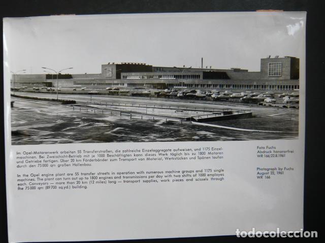 Fotografia antica: ALEMANIA FABRICA AUTOMOVILES OPEL ANTIGUA FOTOGRAFIA ORIGINAL 24 X 18 CM