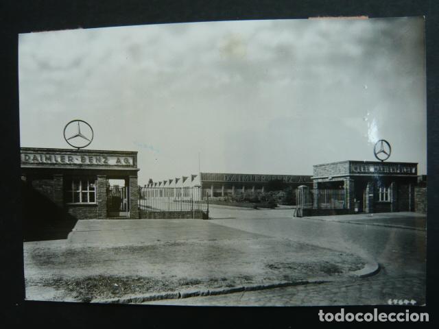 Fotografia antica: STUTTGART FABRICA AUTOMOVILES MERCEDES BENZ ANTIGUA FOTOGRAFIA ORIGINAL 15 X 10 CM