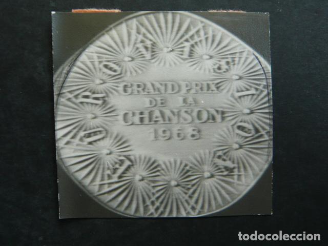 Fotografia antiga: LONDRES FESTIVAL DE EUROVISION 1968 ANTIGUA FOTOGRAFIA ORIGINAL 8 X 8 CM