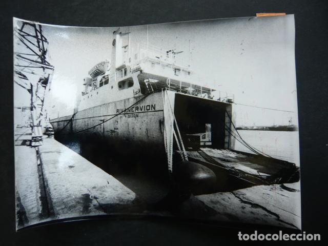 Fotografia antica: CADIZ TEMPORAL MARITIMO CARGUERO QUE VOLVI&Oacute; AL PUERTO ANTIGUA FOTOGRAFIA ORIGINAL 18 X 13 CM