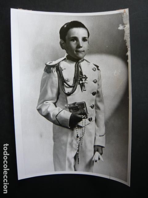 Fotograf&iacute;a antigua: ALCALA DE HENARES MADRID NI&Ntilde;O ACCIDENTADO ANTIGUA FOTOGRAFIA ORIGINAL 13 X 18 CM