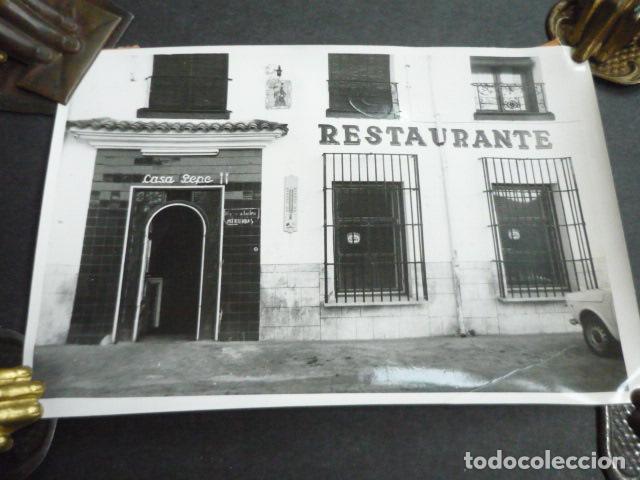 Fotografia antiga: BUITRAGO DE LOZOYA MADRID RESTAURANTE ANTIGUA FOTOGRAFIA 12 X 18 CM