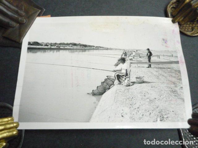 Antique Photography: LOS MONEGROS HUESCA CAMPEONATO MUNDIAL DE PESCA ANTIGUA FOTOGRAFIA 10 X 14 CM