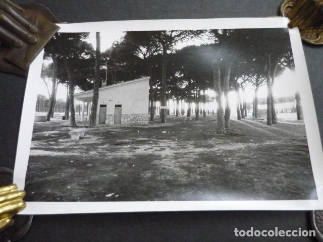 Fotografia antiga: CERCEDILLA MADRID ZONA DE CAMPAMENTOS ANTIGUA FOTOGRAFIA 13 X 18 CM