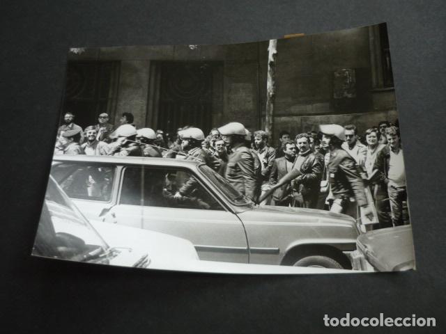 Fotografia antica: MADRID MANIFESTACION BANCA PRIVADA ANTIGUA FOTOGRAFIA 18 X 13 CM