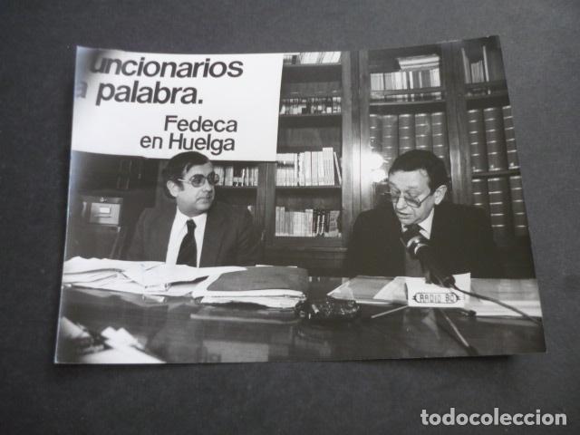 Fotografia antiga: MADRID HUELGA DE FUNCIONARIOS ANTIGUA FOTOGRAFIA 18 X 13 CM