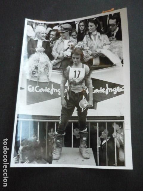 Fotografia antica: FERNANDO HERRERO CORREDOR MOTOCICLISMO ANTIGUA FOTOGRAFIA ORIGINAL 12 X 18 CM