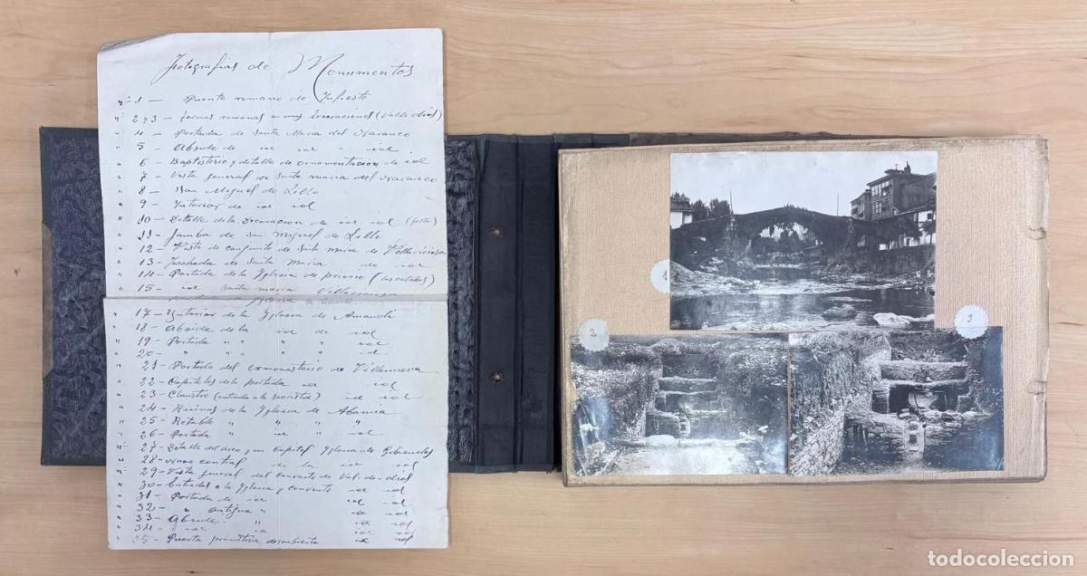 Fotograf&iacute;a antigua: &Aacute;LBUM DE LA JUNTA LOCAL DE TURISMO CON 167 FOTOGRAF&Iacute;AS DE MONUMENTOS ASTURIANOS. CA. 1900-1940