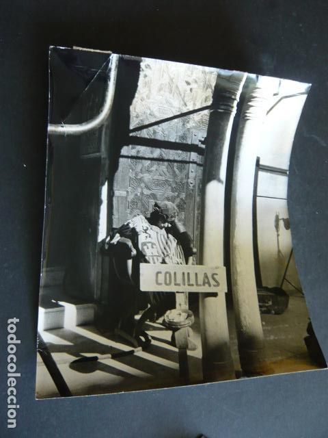 Alte Fotografie: GRANADA GRABACION PELICULA SOBRE CRISTOBAL COLON ANTIGUA FOTOGRAFIA ORIGINAL 18 X 24 CM