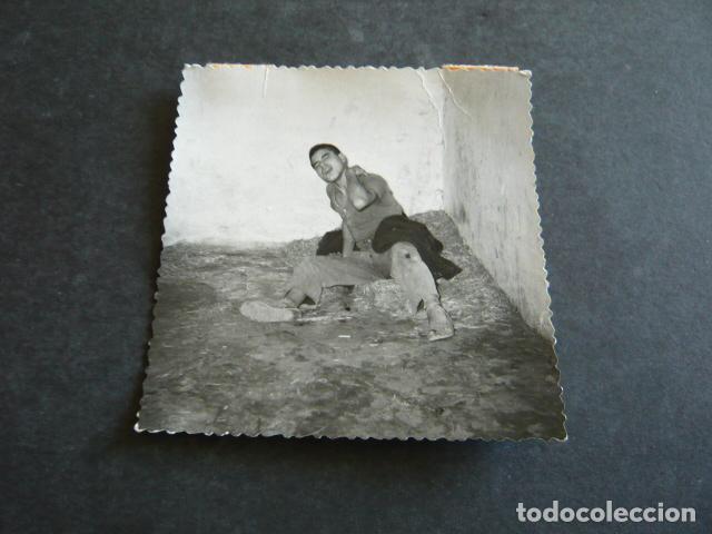 Antique Photography: VALENCIA HOSPITAL PSIQUIATRICO ANTIGUA FOTOGRAFIA ORIGINAL 9 X 9 CM