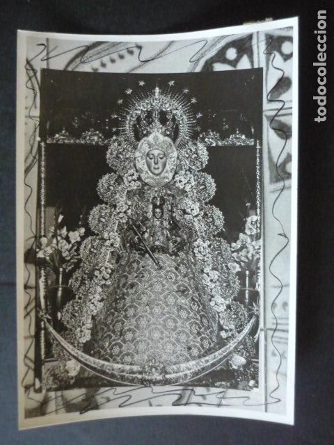 Fotograf&iacute;a antigua: VIRGEN DEL ROCIO ANTIGUA FOTOGRAFIA ORIGINAL 18 X 12 CM