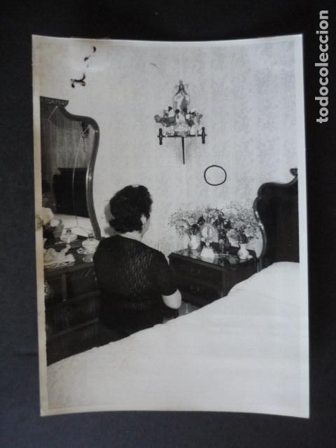 Fotograf&iacute;a antigua: PUERTO REAL CADIZ APARICION DE LA VIRGEN DE LOURDES ANTIGUA FOTOGRAFIA ORIGINAL 18 X 12 CM