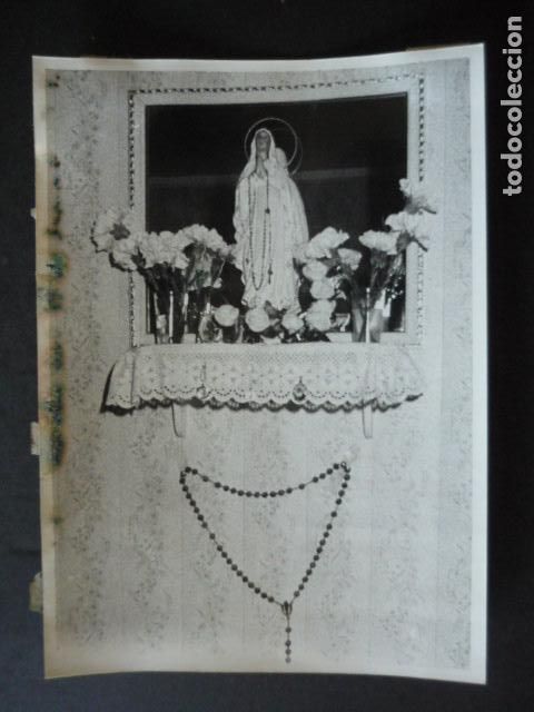 Fotograf&iacute;a antigua: PUERTO REAL CADIZ APARICION DE LA VIRGEN DE LOURDES ANTIGUA FOTOGRAFIA ORIGINAL 18 X 12 CM