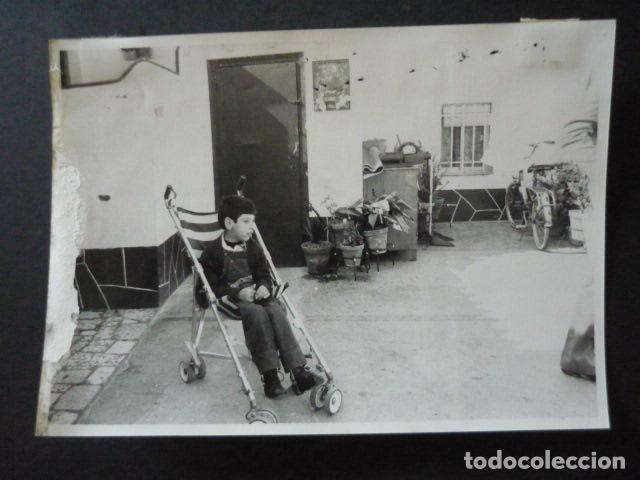 Fotograf&iacute;a antigua: PUERTO REAL CADIZ APARICION DE LA VIRGEN DE LOURDES ANTIGUA FOTOGRAFIA ORIGINAL 18 X 12 CM