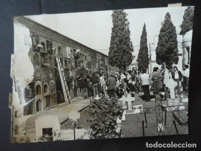 Alte Fotografie: TORRENTE VALENCIA APARICION DE JESUCRISTO EN EL CEMENTERIO ANTIGUA FOTOGRAFIA ORIGINAL 18 X 12 CM
