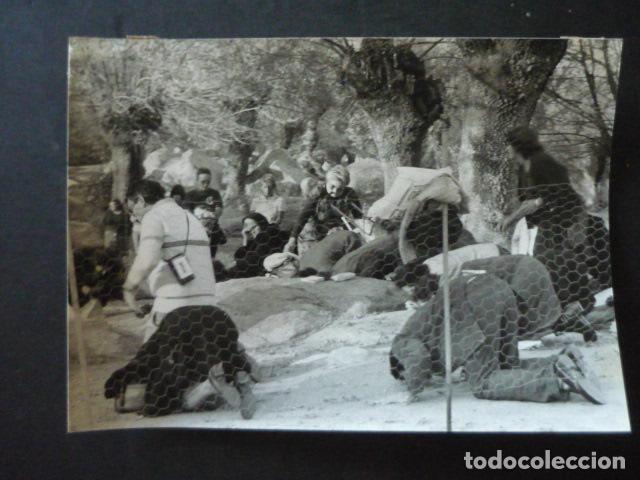 Fotograf&iacute;a antigua: EL ESCORIAL MADRID APARICION DE LA VIRGEN ANTIGUA FOTOGRAFIA ORIGINAL 18 X 12 CM