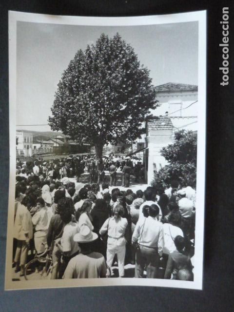 Fotografia antica: EL REPILADO HUELVA APARICION DE LA VIRGEN ANTIGUA FOTOGRAFIA ORIGINAL 18 X 12 CM