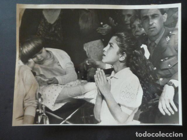 Alte Fotografie: EL REPILADO HUELVA APARICION DE LA VIRGEN ANTIGUA FOTOGRAFIA ORIGINAL 18 X 24 CM