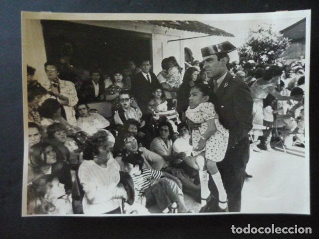 Alte Fotografie: EL REPILADO HUELVA APARICION DE LA VIRGEN GUARDIA CIVIL ANTIGUA FOTOGRAFIA ORIGINAL 18 X 24 CM