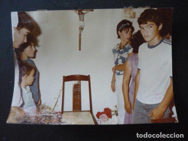 Fotograf&iacute;a antigua: ROQUETAS ALMERIA APARICION CRUCES ANTIGUA FOTOGRAFIA ORIGINAL 13 X 18 CM