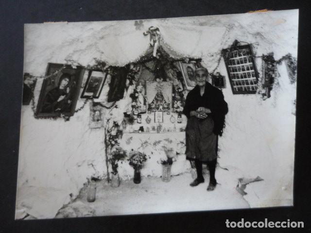 Alte Fotografie: GRANADA CERRO DE LA SANTA MERCED APARICIONES DE LA VIRGEN ANTIGUA FOTOGRAFIA ORIGINAL 13 X 18 CM